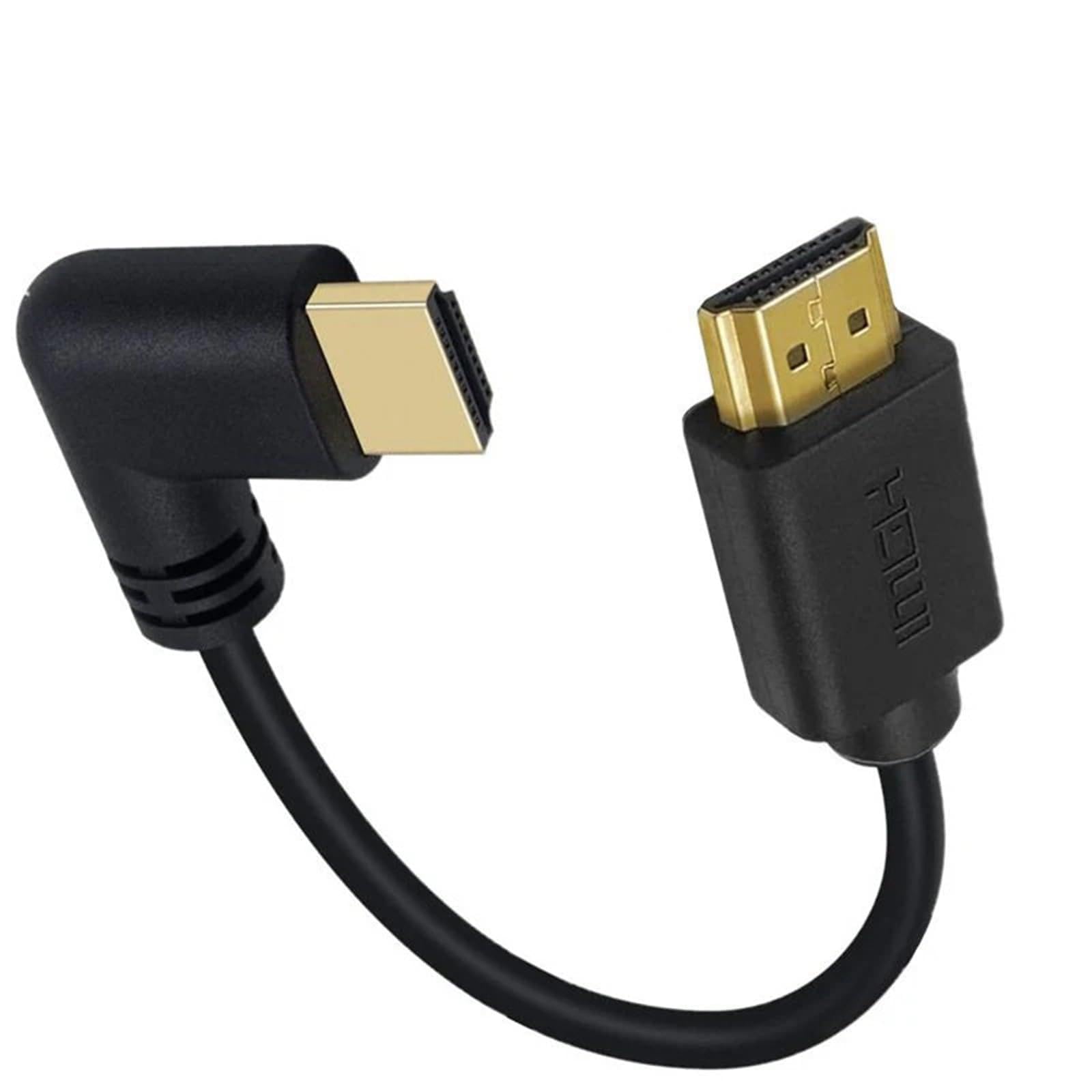 Cavo HDMI 2.0 4K con angolo di 90/270 gradi HDTV (60 cm, sinistra)