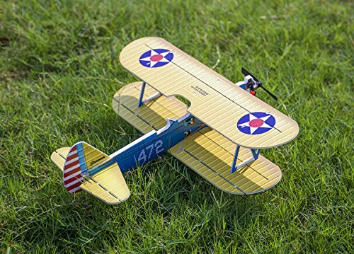Avión teledirigido biplano Stearman PT-17 micro de 4 canales en foamy para interior E2505-157E 6