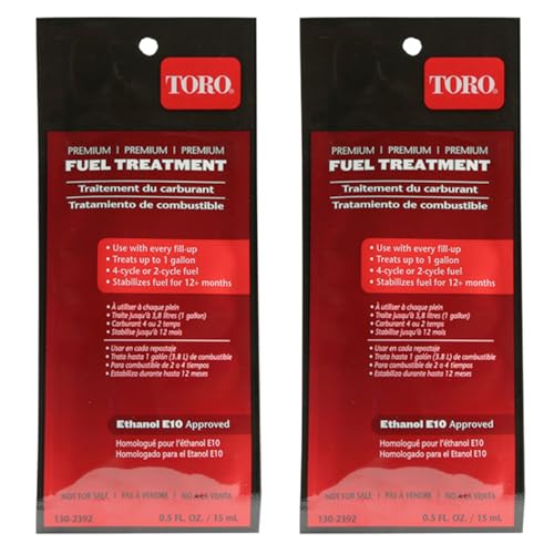 Toro 130-2393 Premium Fuel Treatment .5oz (Treats up to 1