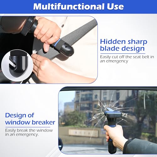 Image of Car Door Handle for Elderly- 2026 New Car Handle Assist, 2 Pack Auto Cane Portable Vehicle Support Handle for Seniors and Handicapped, Max Load 450 Lbs, Anti-Slip Design