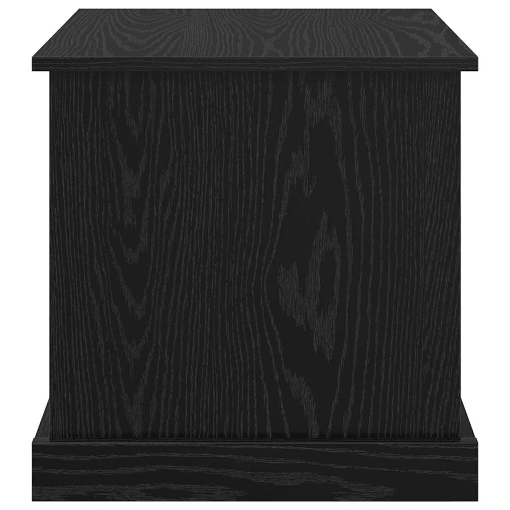 Hothingwell Stolik kawowy 3 szt. Chene Black Wood Ingenierie | Konstrukcja wysuwana, półka wolnostojąca, prostokątna, łatwa do czyszczenia, do salonu biura sypialni