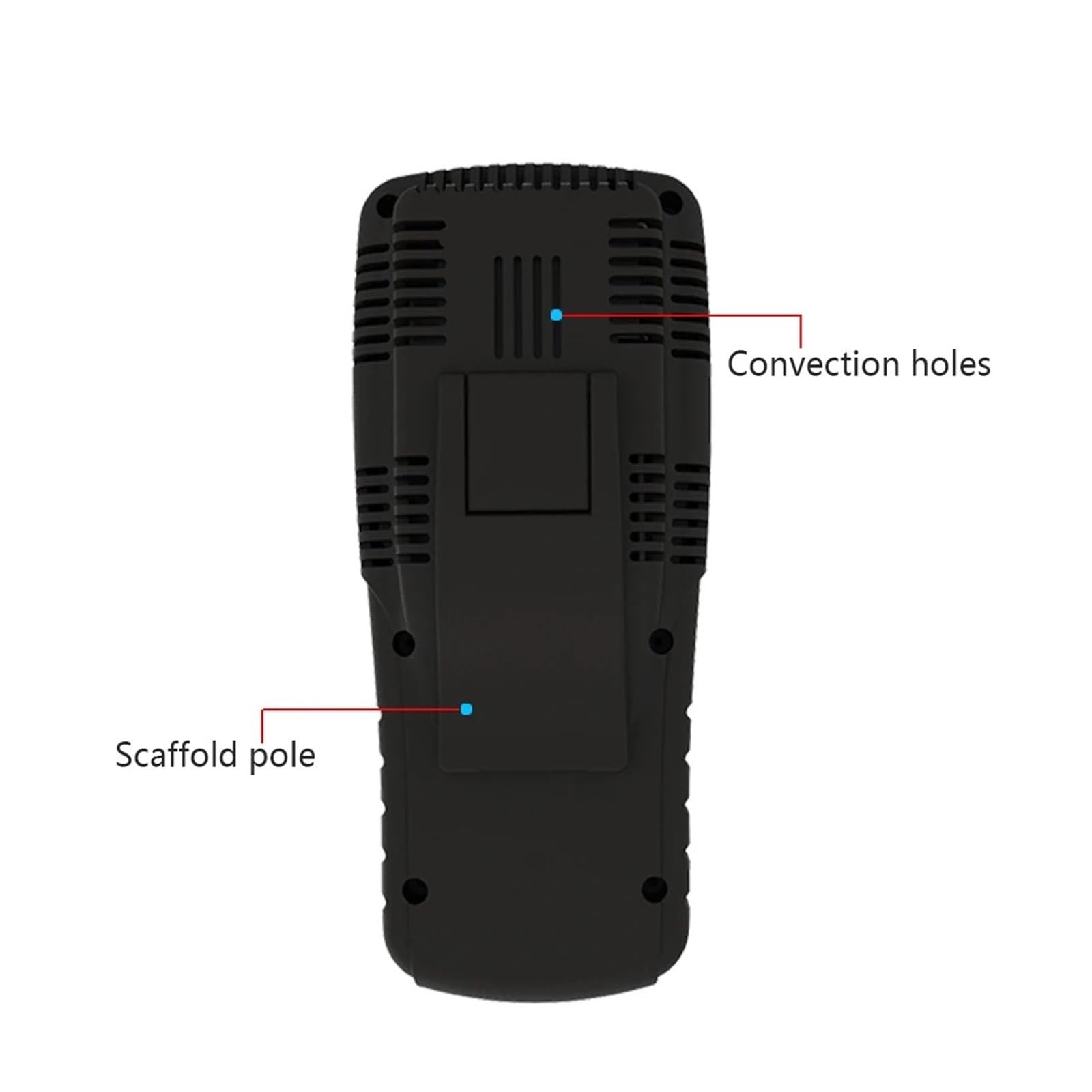 Detector portátil de PM2.5 for interiores, termohigrómetro multifuncional, detector de aire digital LCD for el hogar, analizador intelinte de calidad del aire Alta sensibilidad, respuesta rápida