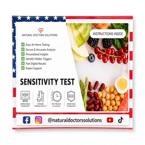 Premium 1250 Item Food Sensitivity Test, Hair Analysis Kit, At Home Collection, Food and Environmental Sensitivity Insights, Digital Results in 2 to 3 Days