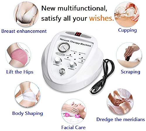 BDHXWCN Vakuum-Therapie-Maschine, Massage, Körperformung, Formende Lymphdrainage, Spa-Hautstraffungsmaschine, Schröpfmassagegerät mit 30 Tassen und 3 Pumpen - Image 3