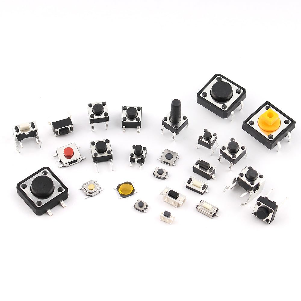 Aexit 5 pz 3mmx6mmx2.5mm Panel PCB Momentary Tactile Tact Push Button Switch 2 Terminali ID: 818178