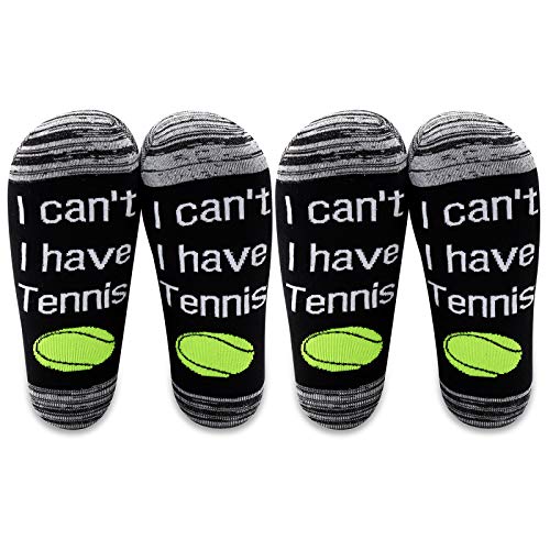 LEVLO Funny Ball Sports Lovers Gifts I can't I have Soccer/Basketball/Tennis Cotton Socks