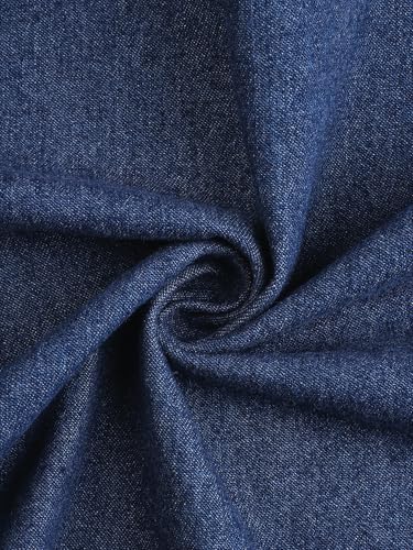 Image of Agnes Orinda Denim Dress for Women Plus Size Button Down Babydoll Sundress Jean Dress with Pockets 2026 Vacation