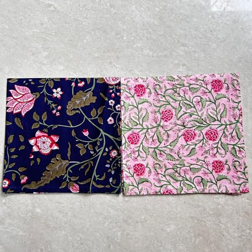 Decowat DE-NP16MX-4-18X18 Set Of 10 Linen 100% Cotton Cloth Napkins 18X18 Inch Washable Reusable Napkins thumb #4