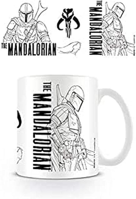 Star Wars: The Mandalorian (Line Art) Mug