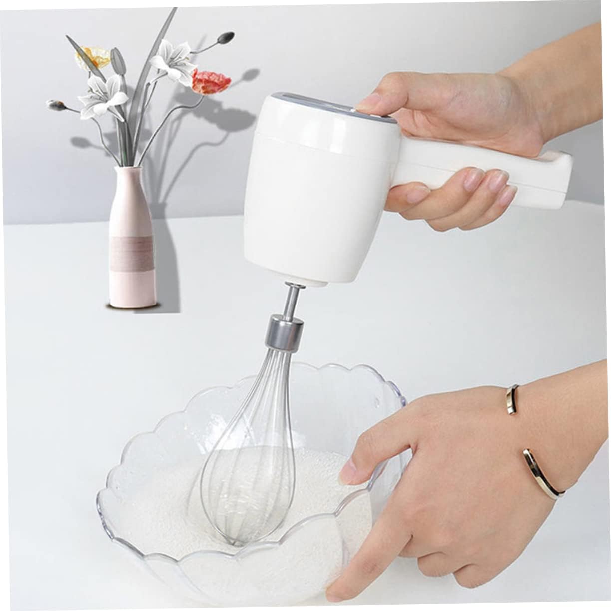 Cordless Egg Mixer Usb Charging Hand Blender Kitchen Appliance Whisk Rechargeable Egg Beater