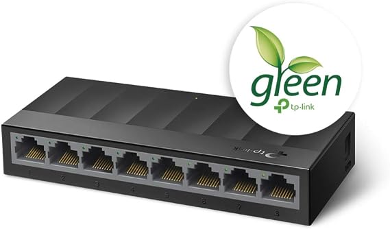 TP-Link LS1008G Ethernet Converter 8 Port, 10/100/1000 Mbps