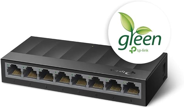 TP-Link LS1008G Ethernet Converter 8 Port, 10/100/1000 Mbps