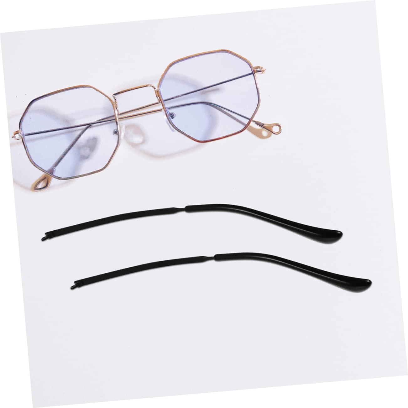Healeved 10paires Bras De Lunettes Métal Universels Remplacement Élégant Pour Soleil Conception Antidérapante Et Facile à Installer