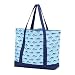 Fashion Heavy Duty Canvas Tote Bag Can be Personalized (Blank, Finn (Fish Print ))