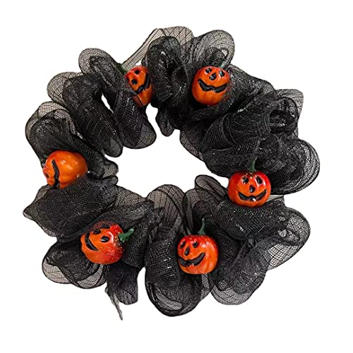 Couronne de Porte d'Halloween Artificielle Décoration Murale Voiture