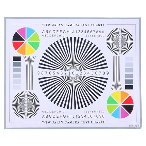 Tarjeta de calibración de color que soluciona el desenfoque en instalación de CCTV