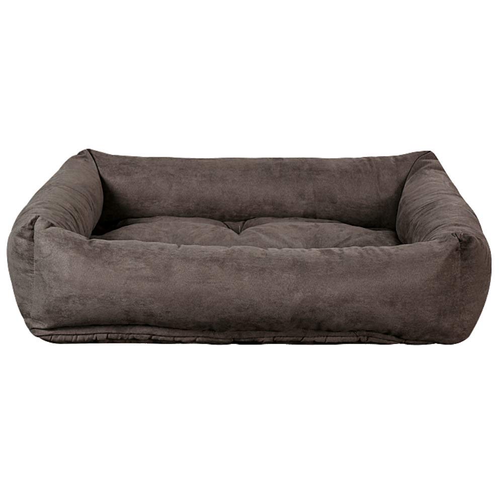 evergreenweb – Cama para perros 45 x 65 cm de tamaño pequeño, Relleno de Lazo Water Foam efecto pluma Suave lavable, caseta de interiores con cojín desenfundable, colchón para animales Domésticos, Rex