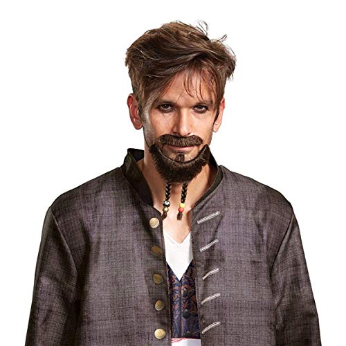 Disney POTC5 Jack Sparrow Goatee & Mustache - Child, Multicolor, One Size
