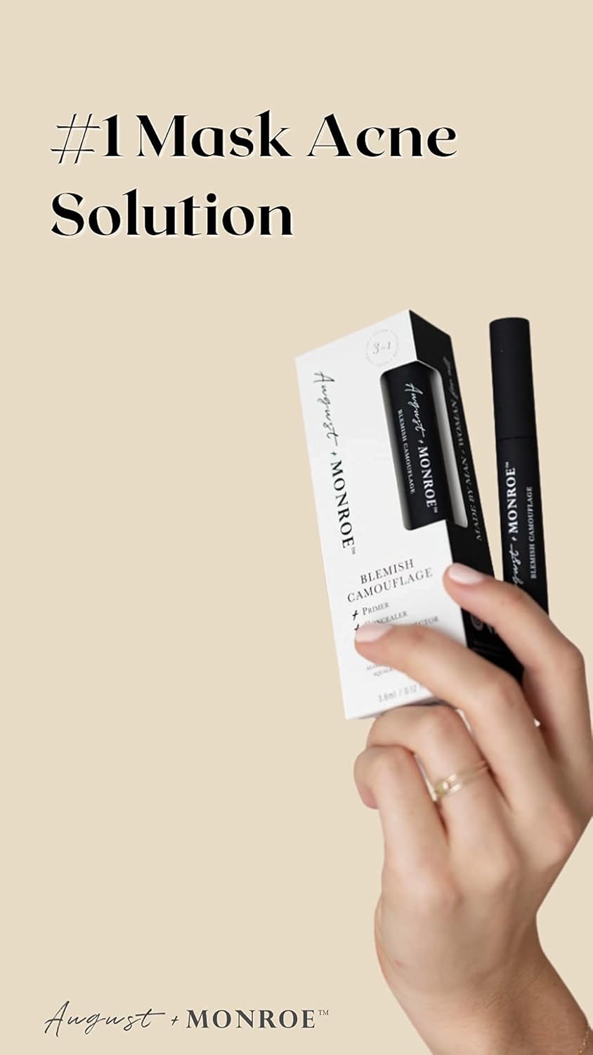 Hottest Sales August+Monroe 3-in-1 Blemish Camouflage Pen - Help Conceal+Heal Breakouts - Pimple Spot Treatment, Concealer Stick, Face Primer, with - Salicylic Acid Cream, Vegan, 20+Shades (3 to 6 month supply) Best Cyber Monday 🔥 August+Monroe 3-in-1 Blemish Camouflage Pen - Help Conceal+Heal Breakouts - Pimple Spot Treatment, Concealer Stick, Face Primer, with - Salicylic Acid Cream, Vegan, 20+Shades (3 to 6 month supply)