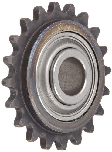 Martin Roller Chain Sprocket, Hardened Teeth, Idler, Type C Hub, Single Strand, 35 Chain Size, 0.375