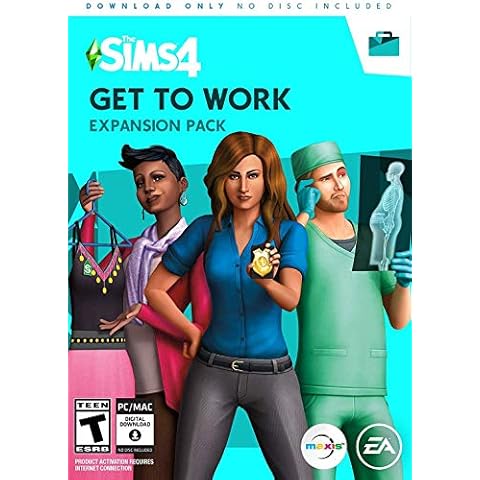 The Sims 4 Get To Work Expansion Pack Cover