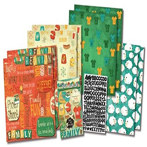 Karen Foster Design, Themed Paper and Stickers Scrapbook Kit, Let's Get Together