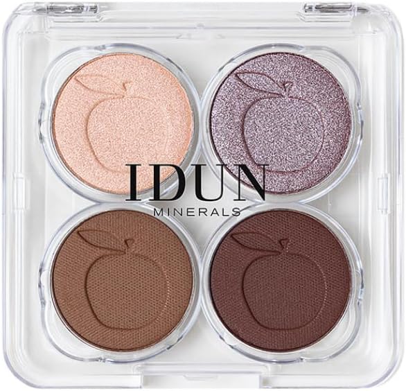 Idun Minerals Eyeshadow Palette - 407 Lavendel For Women 4 X 0.03 Oz Eye Shadow