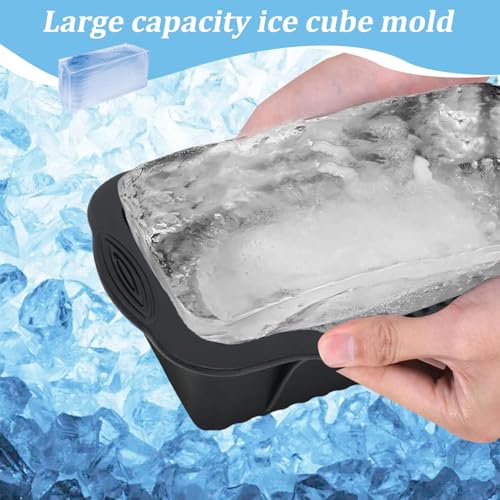 Molde de Silicona para Cubos de Hielo 2 Piezas miniatura 5
