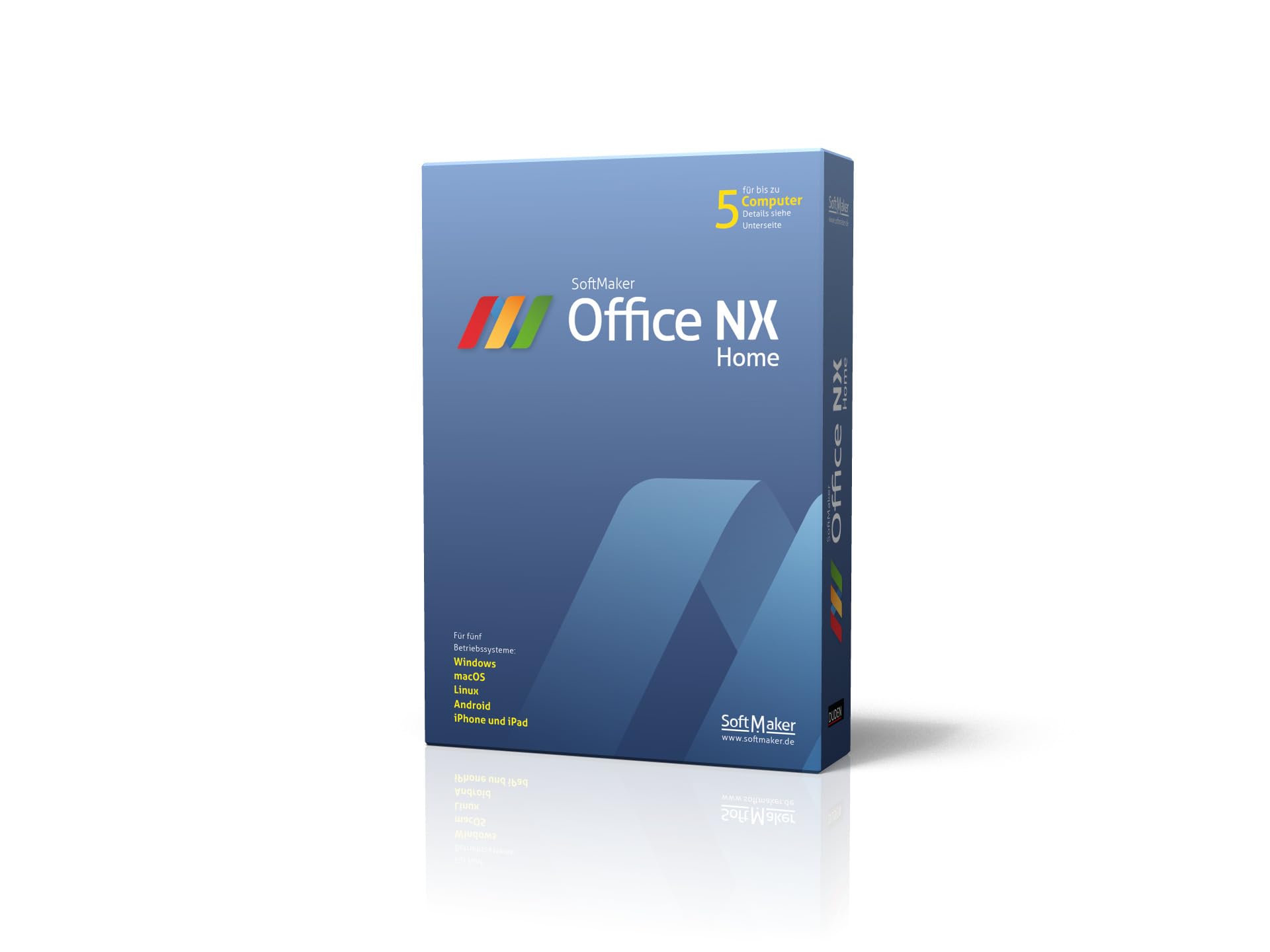 SoftMaker Office NX Home kompatibel mit Windows, Mac, Linux, iOS & Android für 5 Geräte inkl. Internet Security