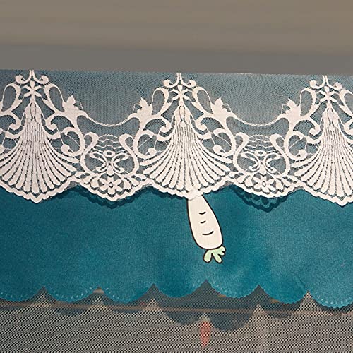 Cortinas opacas de poliéster contra la luz y mosquitero para dormitorio 4