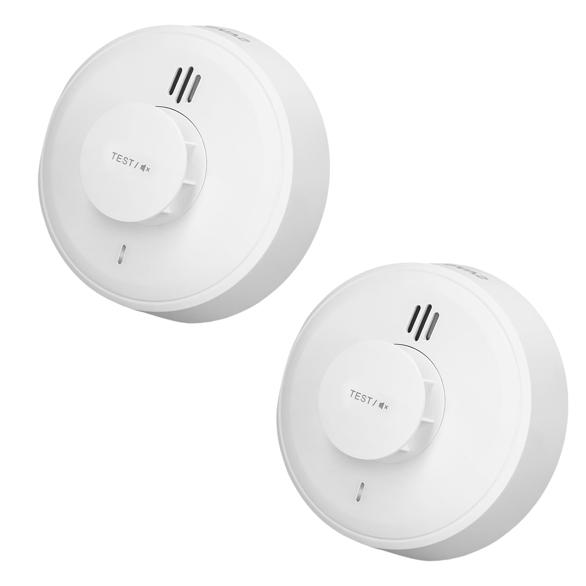 SAVS H10-W Vernetzter Wärmemelder - RF-Paarung für 24 Geräte - LinkSmart WiFi Hitze-Sicherheitsmonitor mit App-Warnung - Integrierte Brandmelder 10 Jahre Batterie - Moderne Thermosensor - 2er Set