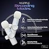 Micrófono inalámbrico de solapa MANA con reducción activa de ruido, para USB-C, clip de solapa para creadores de contenido, mini micrófono inalámbrico para puerto USB-C – Blanco 8