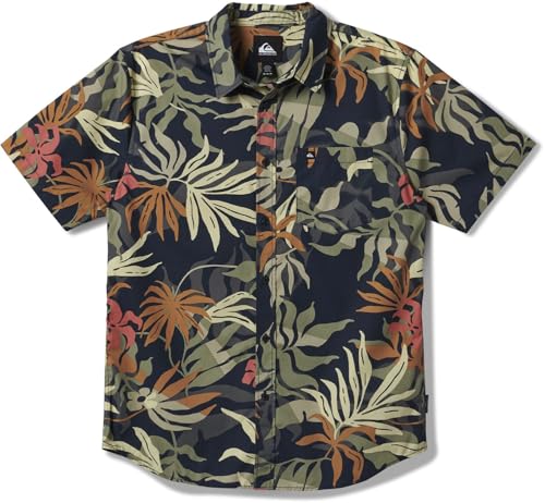 Quiksilver - Mens Blueweed Classic Short Sleeve Woven Shirt