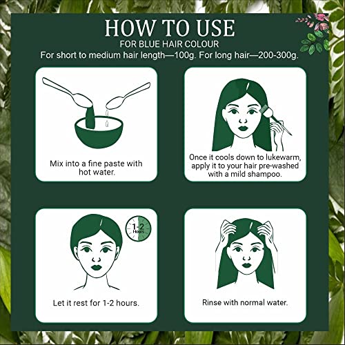 Indus Valley Bio Organic Henna Natural para Cabello Gris 100g miniatura 6