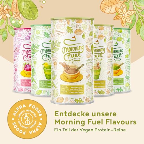 Morning Fuel - Haferflocken/Porridge - Chai Latte - Veganer, Nährstoffreicher Frühstücksersatz - Breakfast Smoothie Bowl