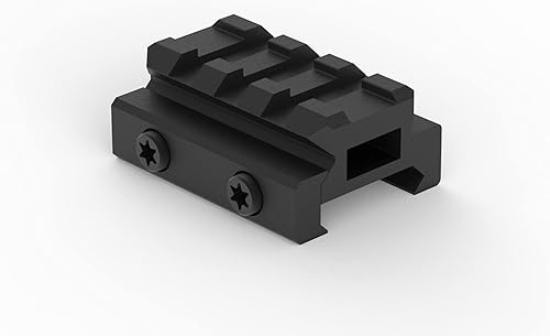 Monstrum Lockdown V3 Picatinny - Soporte elevador con base de tope de retroceso  1.5 pulgadas de longitud