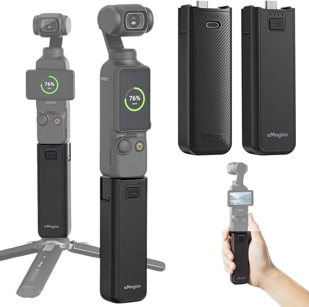 Amazon | DJI Osmo pocket 3 専用 バッテリーハンドル 充電ベース Amazon | DJI Osmo pocket 3 専用 バッテリーハンドル 充電ベース
