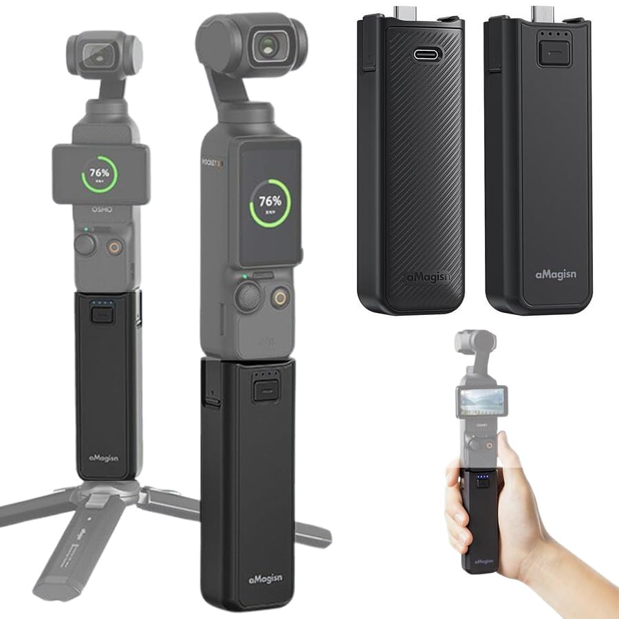 DJI Osmo Pocket 3 本体バッテリーハンドル三脚 Amazon | DJI Osmo pocket 3 専用 バッテリーハンドル 充電ベース