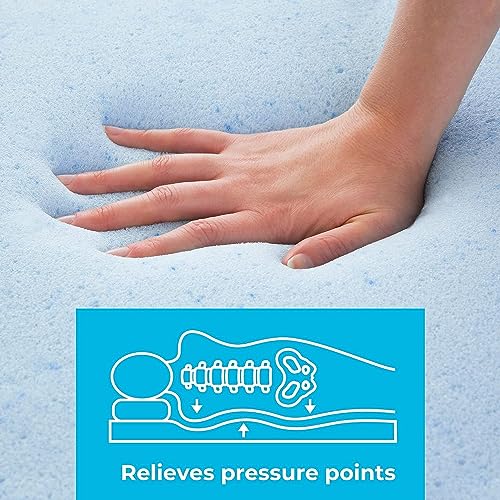 Image of FITMAT Orthopedic Memory Foam Mattress Topper (72 inchx78 inchx2 inch) | High-Density Foam for Back Support | Super Soft & Comfortable Mattress Layer