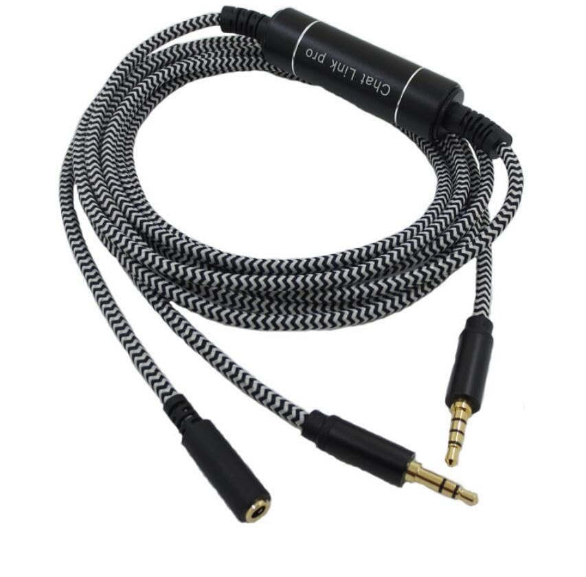 Coyktonty HD60 S Chat Link Pro Cable for Elgato HD60 X, HD60S Plus Capture Card, Party Chat Adapter for Nintendo Switch, PS5, PS4, Xbox One, with in-line Isolator Black with Isolator