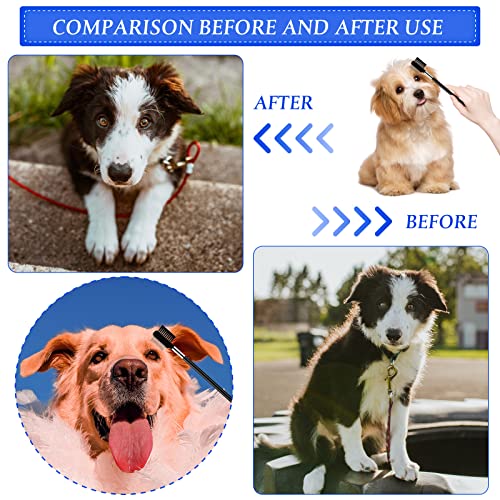 Pet Comb 5 Pieces Dog Comb Tear Stain Remover Comb Stainless Steel Pet Comb Double Sided Dog Eye Comb Brush Multipurpose… - Image 5