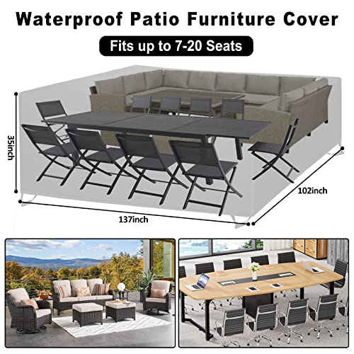 Consejos y reviews para comprar Fundas para Muebles de Exterior Impermeables al mejor precio. 5 Imagen adicional