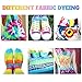 12 Colors Tie Dye Kit, Tie Dye Set for Kids, Pre-Filled Tye Dye Bottles, Non Toxic Permanent Fabric Dye Art Set, Easy DIY Fabric Art - Create Fun