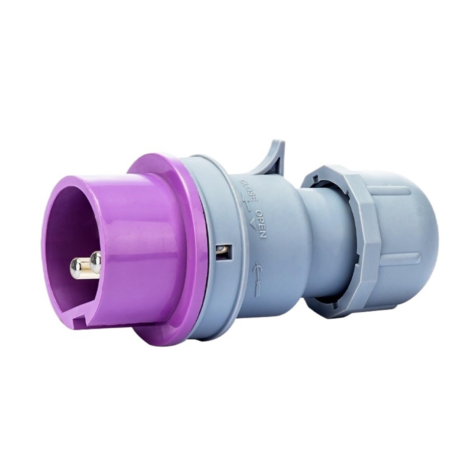 MUYTQAERG IP44 European Standard Low Voltage Two-core Industrial Plug and Socket 20-25V Waterproof Aviation Connector 16A32A(16A plug)