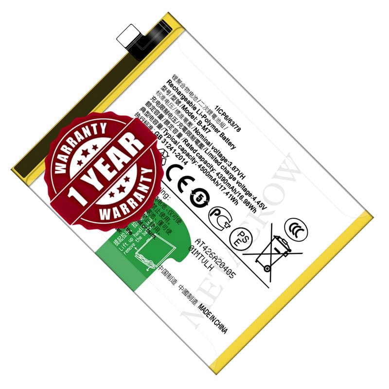 Image of Original B-M7 Battery Compatible for Vivo S6 5G (V1962A, V1962BA) - (4500mAh) - 1 Year Warranty JK1
