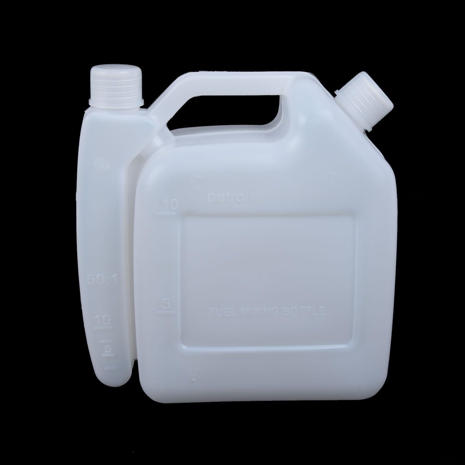 1-Liter Ölmischflasche Für 2-Takt-Motoren - Klare Skala Für 25:1 & 50:1, Perfekt Für Kettensägen & Trimmer