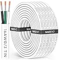 NAOEVO 16 Gauge Marine Wire, 16/3 Triplex Marine Electrical Cable, Waterproof/Insulated PVC/Oxygen-Free Tinned Copper 16 AWG Wire for Boat, Automotive, RV, Solar, LED, Trolling Motor (30FT)