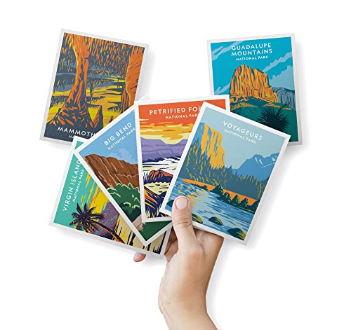 Image of Twigs Paper Natural Wonders Thank You Cards, 24 National Park Note Cards