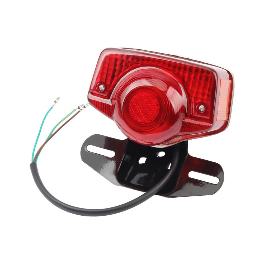 Feu arrière de moto et clignotant stop modifié pour JH70 - 8
