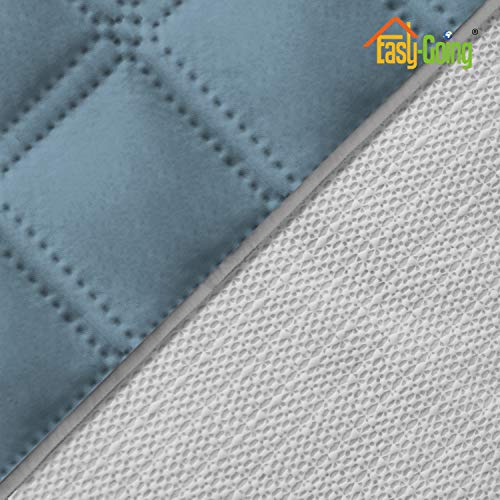Image of Easy-Going Sofa Slipcover Futon Cover Waterproof Couch Cover Furniture Protector Cover Pets Covers Whole Fabric No Stitching Non-Slip Fabric Pets Kids Children Dog CatiE†FutoniA'Light Blueia€